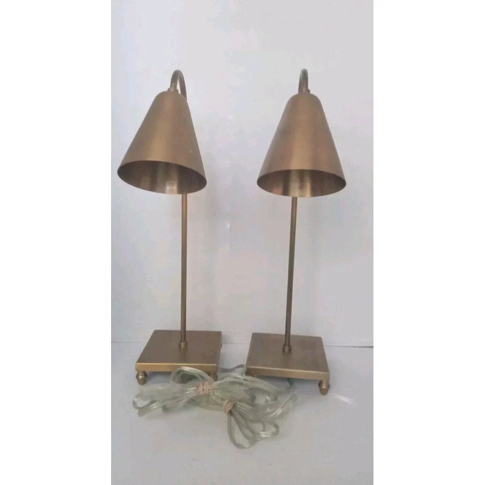 Modern Gold Desk Lamps Set of 2, Bedside Table‎ Lamps, Home Decor Lighting